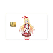 Load image into Gallery viewer, Chitoge Kirisaki Credit Card Skins (4-in-1 Pack)
