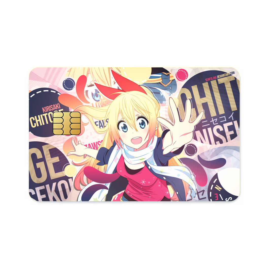Chitoge Kirisaki  Credit Card Skins (4-in-1 Pack)