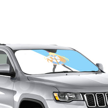 Load image into Gallery viewer, Chitoge Nisekoi Minimalist  Car Sunshade

