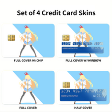 Load image into Gallery viewer, Chitoge Nisekoi Minimalist  Credit Card Skins (4-in-1 Pack)
