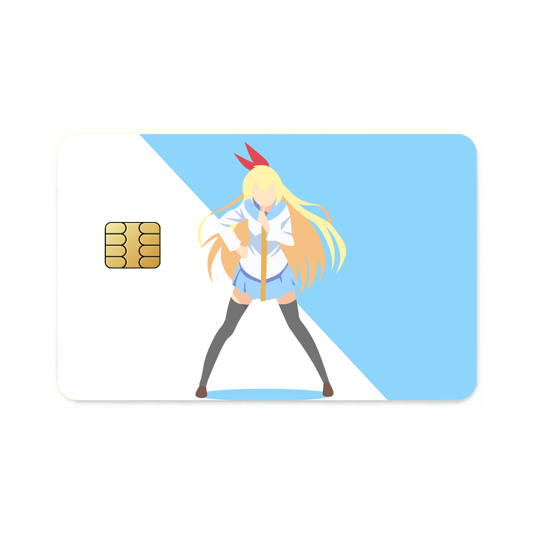Chitoge Nisekoi Minimalist  Credit Card Skins (4-in-1 Pack)
