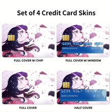Load image into Gallery viewer, Chiyuki  Credit Card Skins (4-in-1 Pack)
