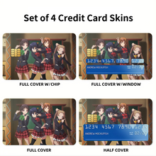 Load image into Gallery viewer, Chuunibyou Girls  Credit Card Skins (4-in-1 Pack)
