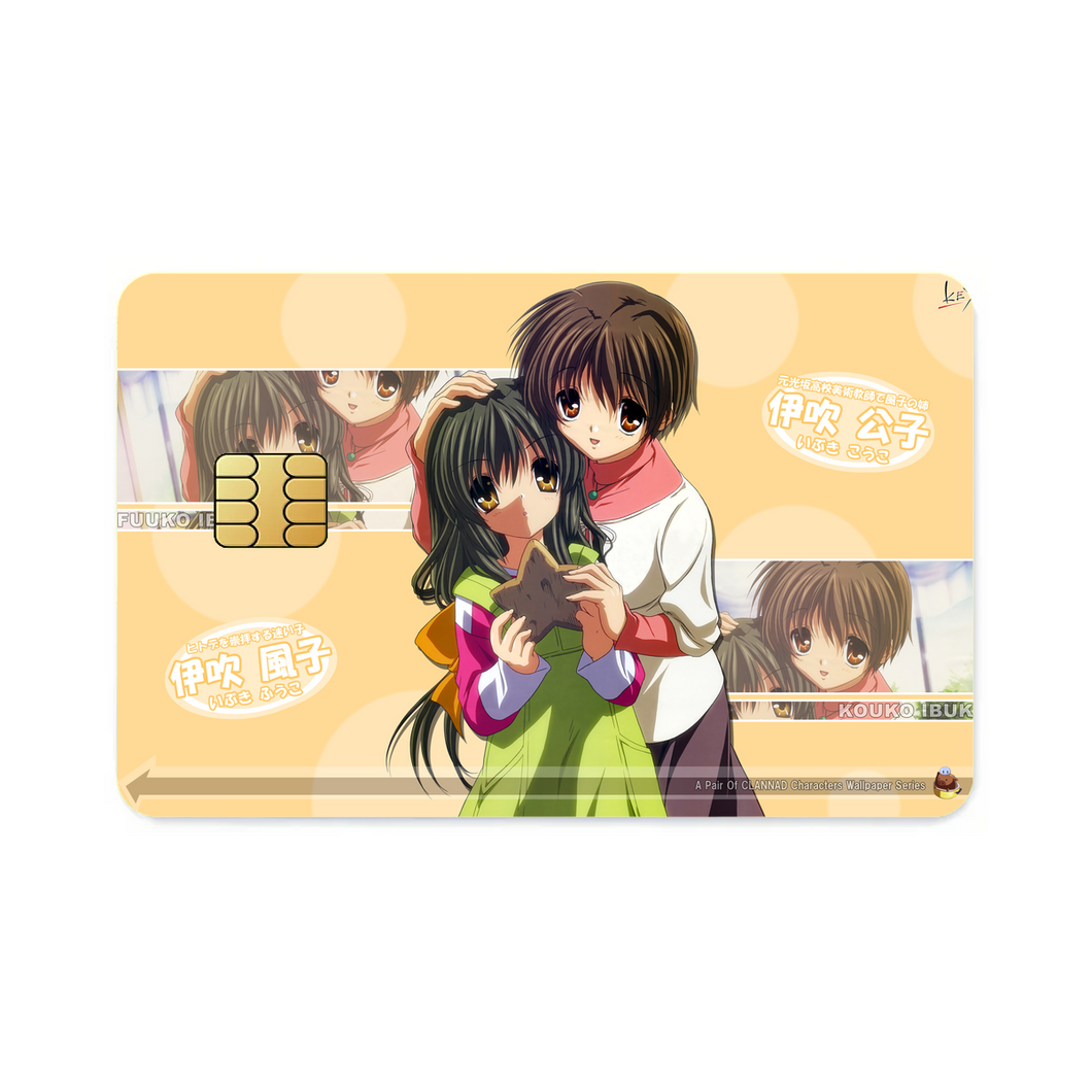 Clannad Fuuko Ibuki  Credit Card Skins (4-in-1 Pack)