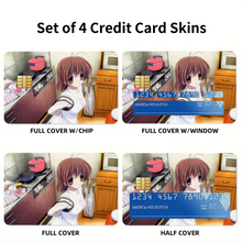 Load image into Gallery viewer, Clannad Nagisa Furukawa  Credit Card Skins (4-in-1 Pack)
