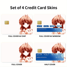 Load image into Gallery viewer, Clannad Nagisa Furukawa  Credit Card Skins (4-in-1 Pack)
