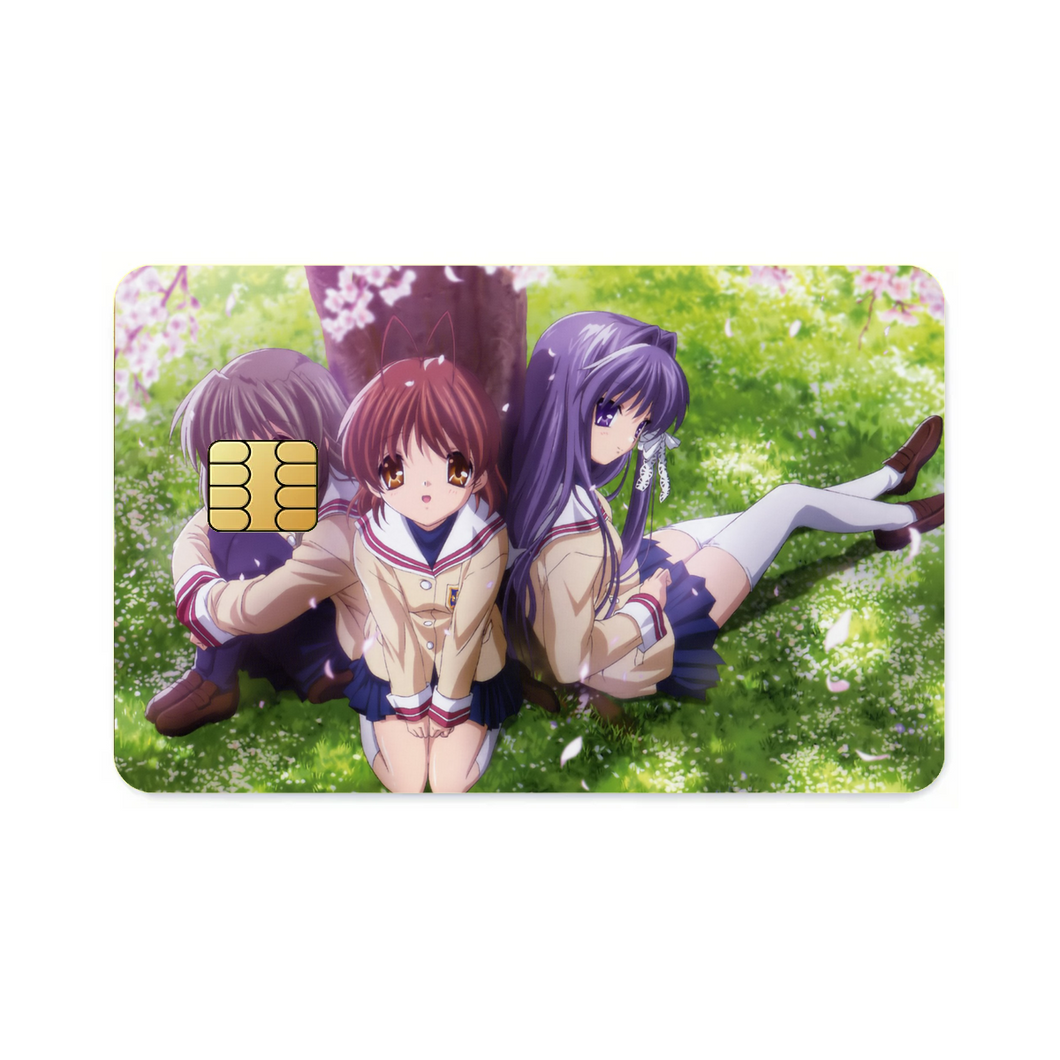 Clannad Nagisa Furukawa, Kyou Fujibayashi, Fuuko Ibuki  Credit Card Skins (4-in-1 Pack)