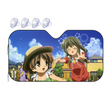 Load image into Gallery viewer, Clannad Tomoya Okazaki, Fuuko Ibuki  Car Sunshade
