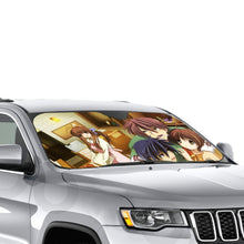 Load image into Gallery viewer, Clannad Tomoya Okazaki, Nagisa Furukawa, Akio Furukawa, Sanae Furukawa  Car Sunshade
