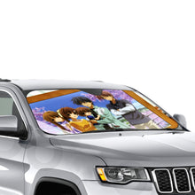 Load image into Gallery viewer, Clannad Tomoya Okazaki, Nagisa Furukawa, Akio Furukawa, Sanae Furukawa  Car Sunshade
