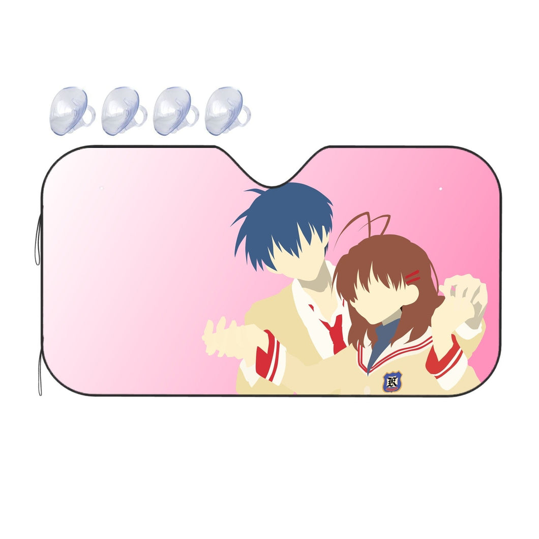 Clannad Tomoya Okazaki, Nagisa Furukawa  Car Sunshade