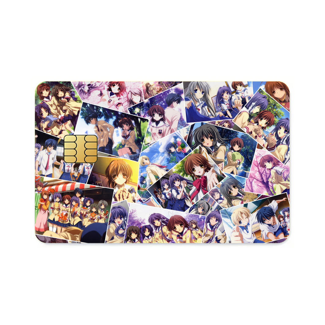Clannad Tomoya Okazaki, Nagisa Furukawa, Tomoyo Sakagami, Kyou Fujibayashi, Fuuko Ibuki  Credit Card Skins (4-in-1 Pack)