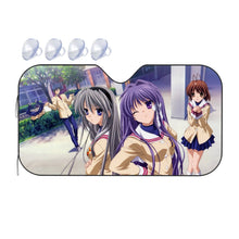 Load image into Gallery viewer, Clannad Tomoya Okazaki, Nagisa Furukawa, Tomoyo Sakagami, Kyou Fujibayashi, Youhei Sunohara  Car Sunshade

