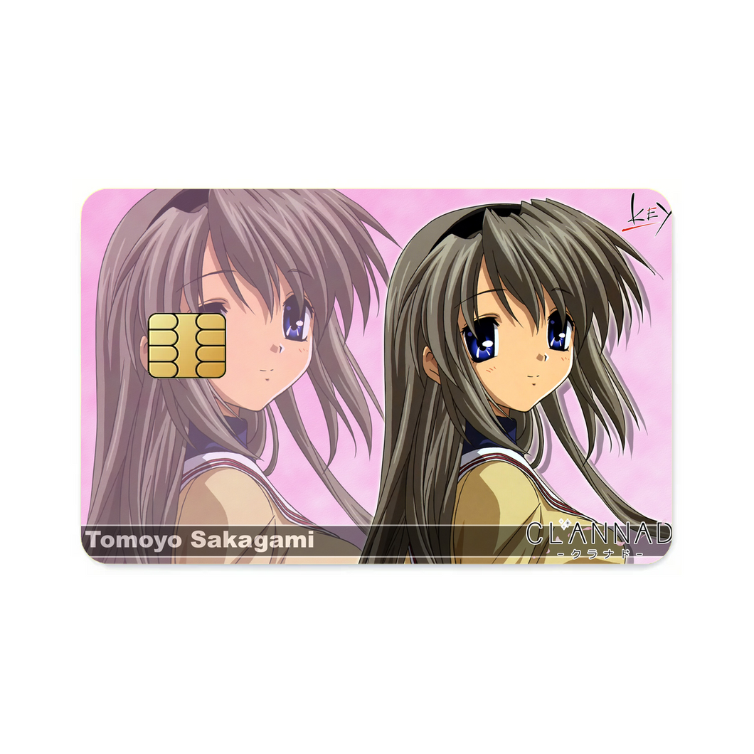 Clannad Tomoyo Sakagami  Credit Card Skins (4-in-1 Pack)