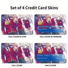Load image into Gallery viewer, Classroom Of The Elite  Credit Card Skins (4-in-1 Pack)
