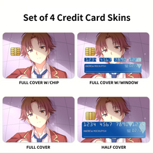 Load image into Gallery viewer, Classroom Of The Elite  Credit Card Skins (4-in-1 Pack)
