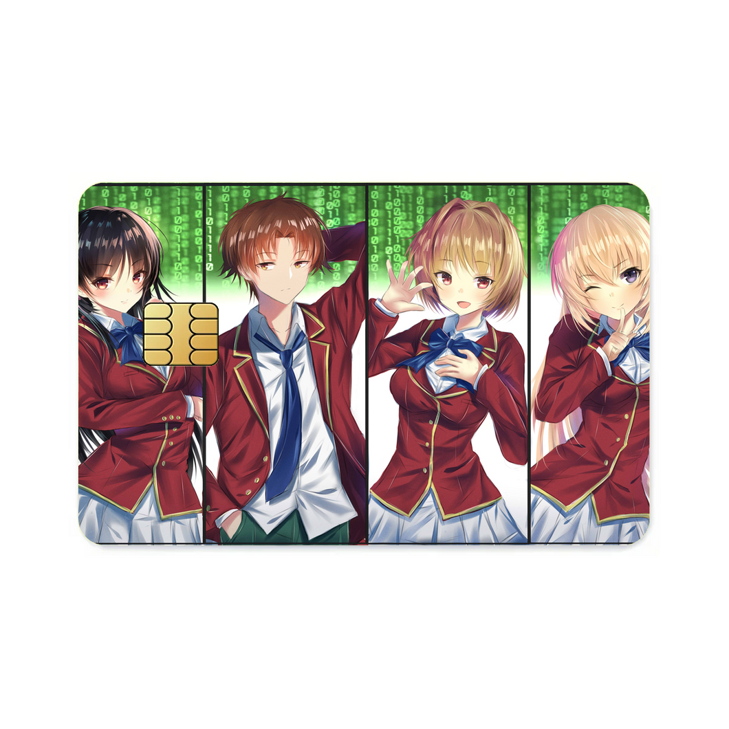 Classroom Of The Elite  Credit Card Skins (4-in-1 Pack)