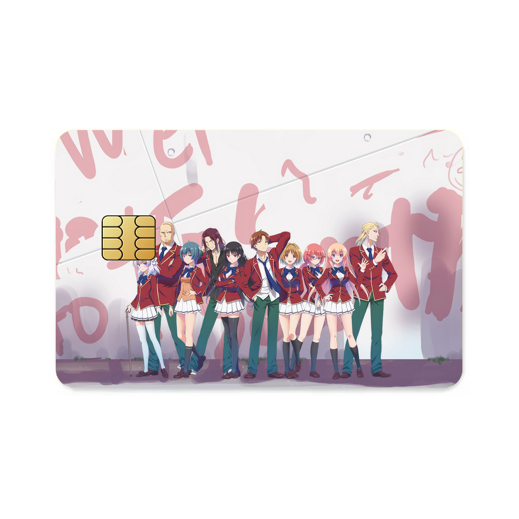 Classroom Of The Elite  Credit Card Skins (4-in-1 Pack)
