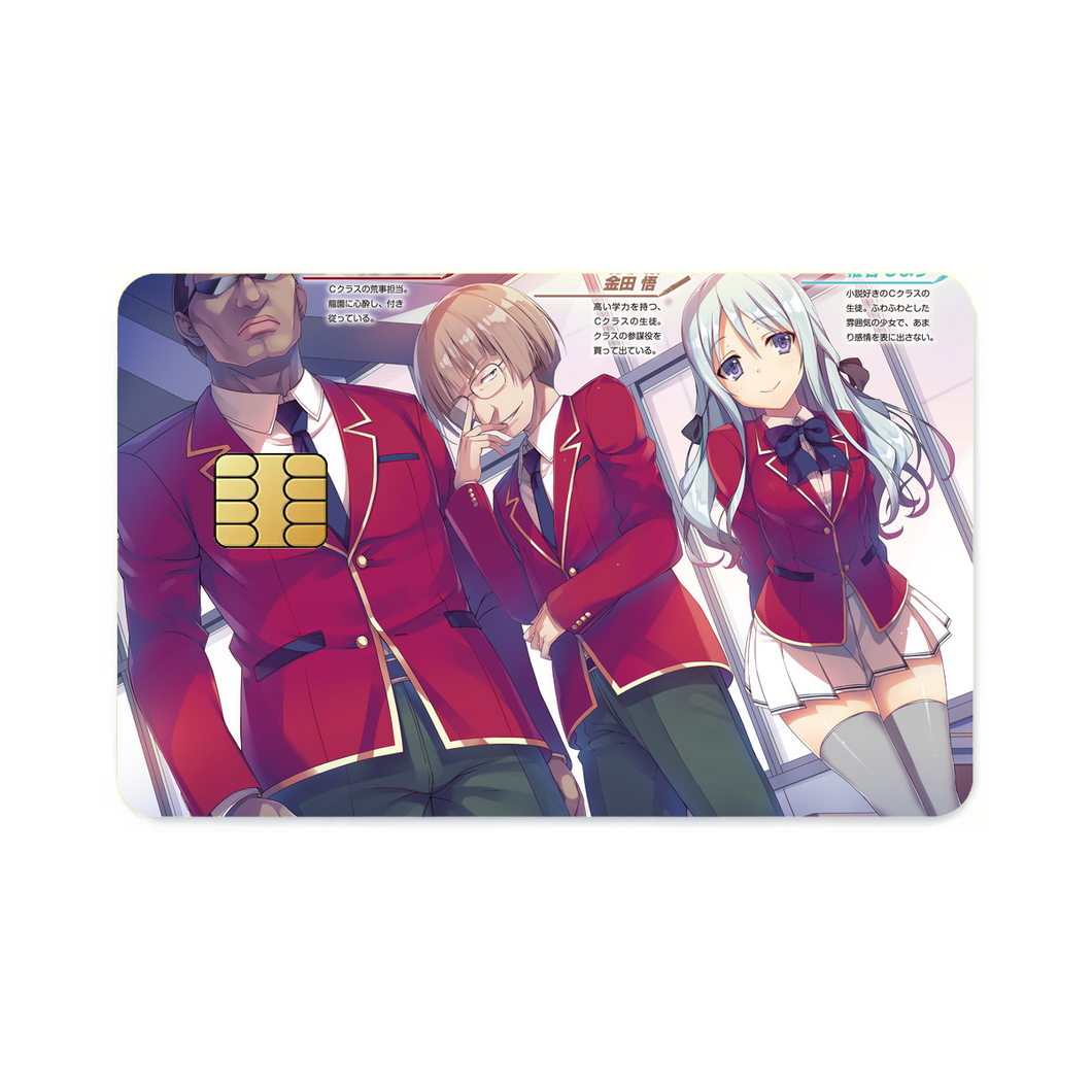 Classroom Of The Elite  Credit Card Skins (4-in-1 Pack)