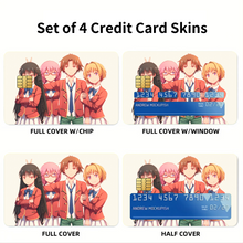 Load image into Gallery viewer, Classroom of the Elite Suzune Horikita, Airi Sakura  Credit Card Skins (4-in-1 Pack)
