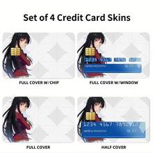 Load image into Gallery viewer, Classroom of the Elite Suzune Horikita  Credit Card Skins (4-in-1 Pack)
