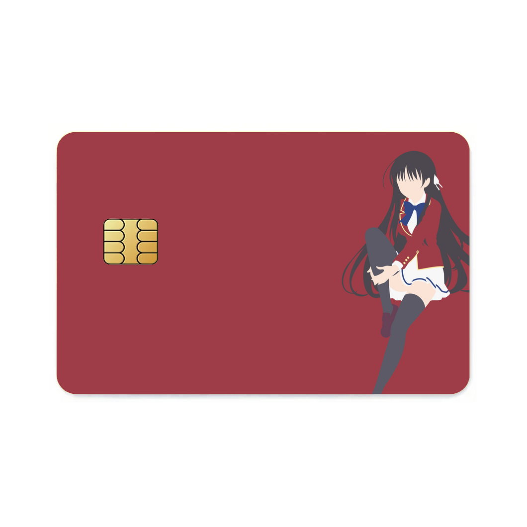 Classroom of the Elite Suzune Horikita  Credit Card Skins (4-in-1 Pack)