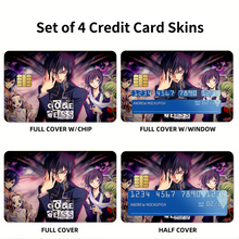 Load image into Gallery viewer, Code Geass  Credit Card Skins (4-in-1 Pack)
