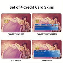 Load image into Gallery viewer, Code Geass Lelouch Lamperouge  Credit Card Skins (4-in-1 Pack)
