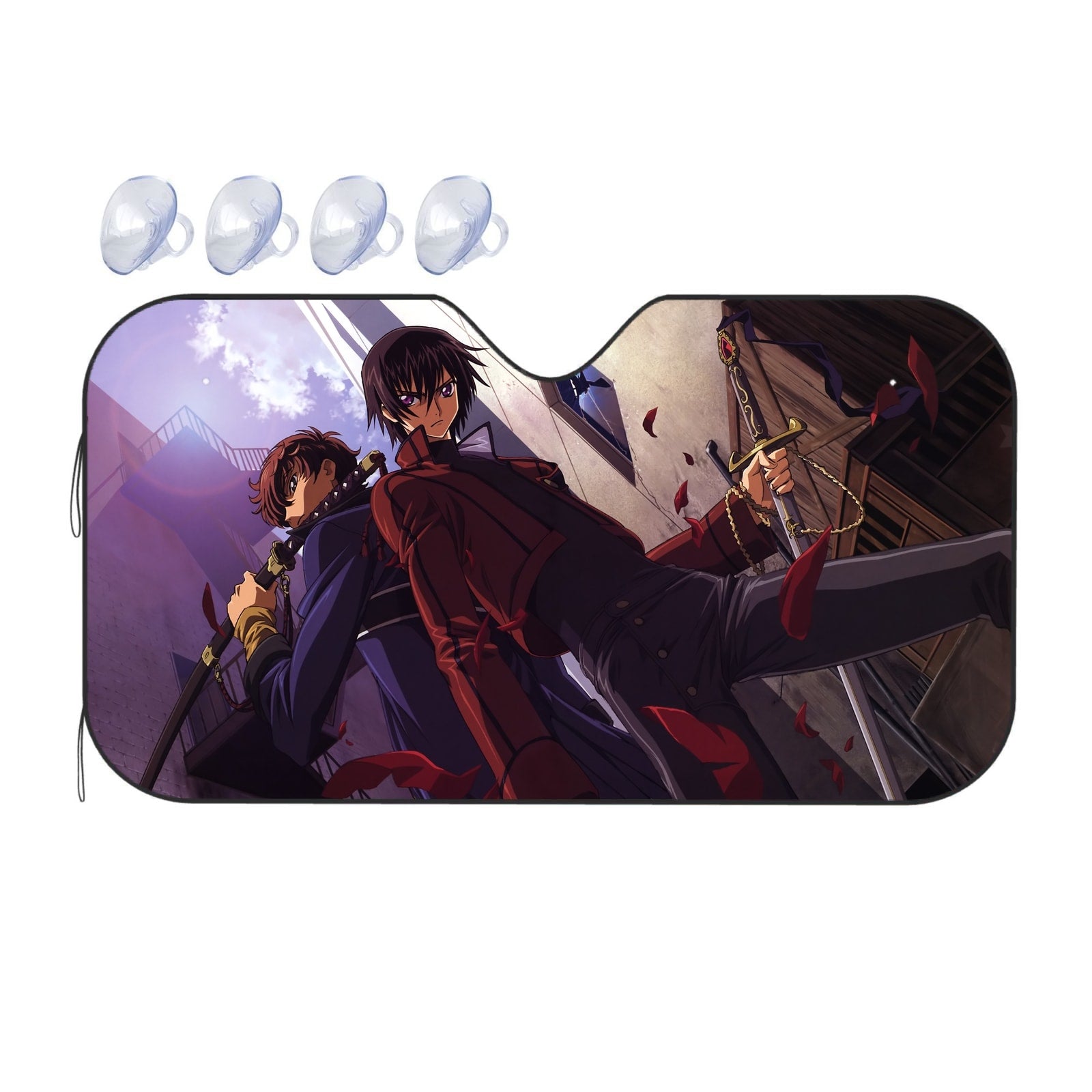 Code Geass Lelouch Lamperouge, Suzaku Kururugi Car Sunshade