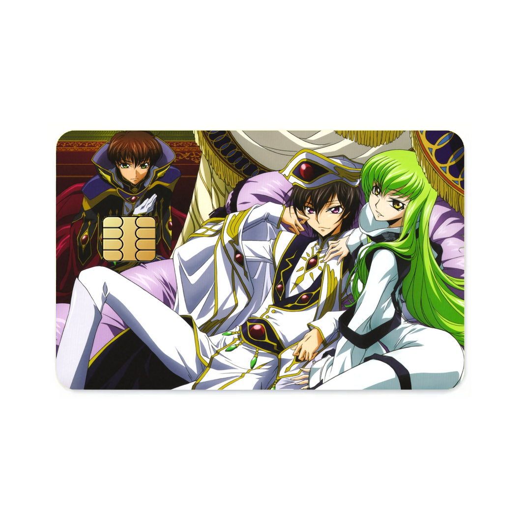 Code Geass Lelouch Lamperouge, Suzaku Kururugi  Credit Card Skins (4-in-1 Pack)