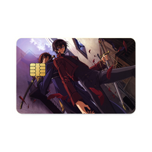 Load image into Gallery viewer, Code Geass Lelouch Lamperouge, Suzaku Kururugi  Credit Card Skins (4-in-1 Pack)
