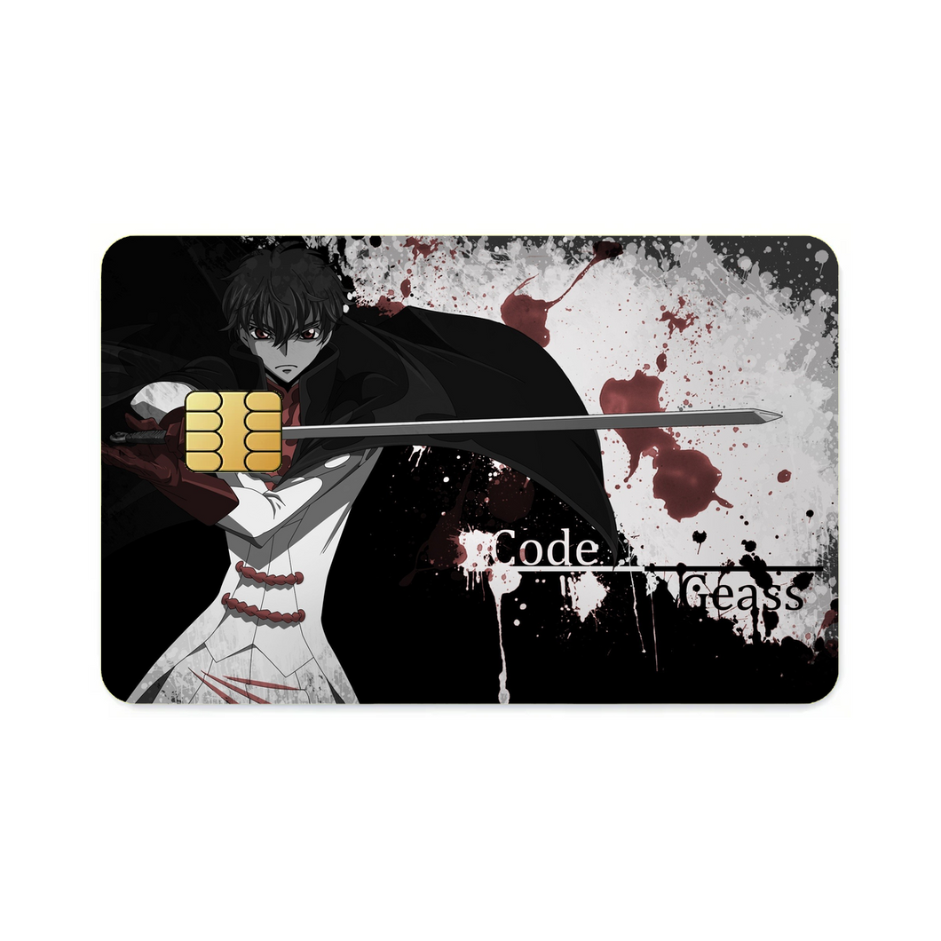 Code Geass Suzaku Kururugi  Credit Card Skins (4-in-1 Pack)