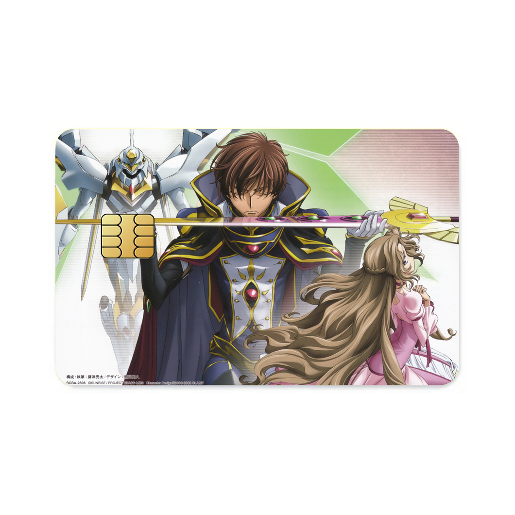 Code Geass Suzaku Kururugi, Nunnally Lamperouge  Credit Card Skins (4-in-1 Pack)