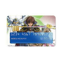Load image into Gallery viewer, Code Geass Suzaku Kururugi, Nunnally Lamperouge  Credit Card Skins (4-in-1 Pack)
