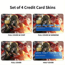 Load image into Gallery viewer, Colossal and armored titan and Annie Leonhart Credit Card Skins (4-in-1 Pack)
