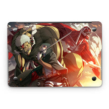 Load image into Gallery viewer, Colossal and armored titan and Annie Leonhart Macbook Skin
