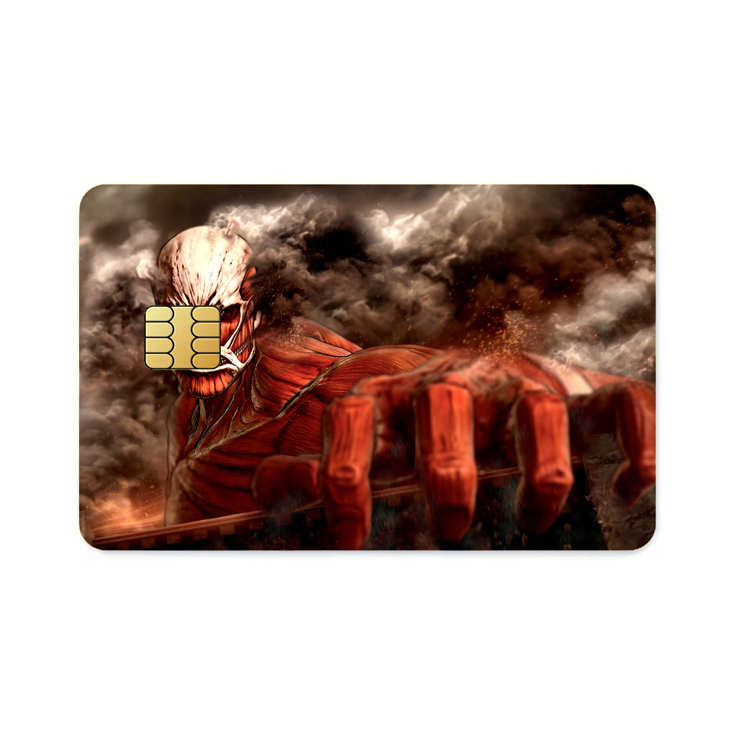 Colossal titan  Credit Card Skins (4-in-1 Pack)