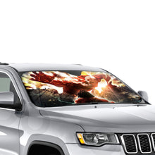 Load image into Gallery viewer, Colossal titan vs Eren Titan  Car Sunshade
