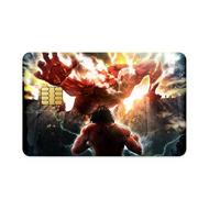 Colossal titan vs Eren Titan  Credit Card Skins (4-in-1 Pack)