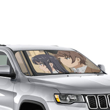 Load image into Gallery viewer, Couple in a Date  Car Sunshade
