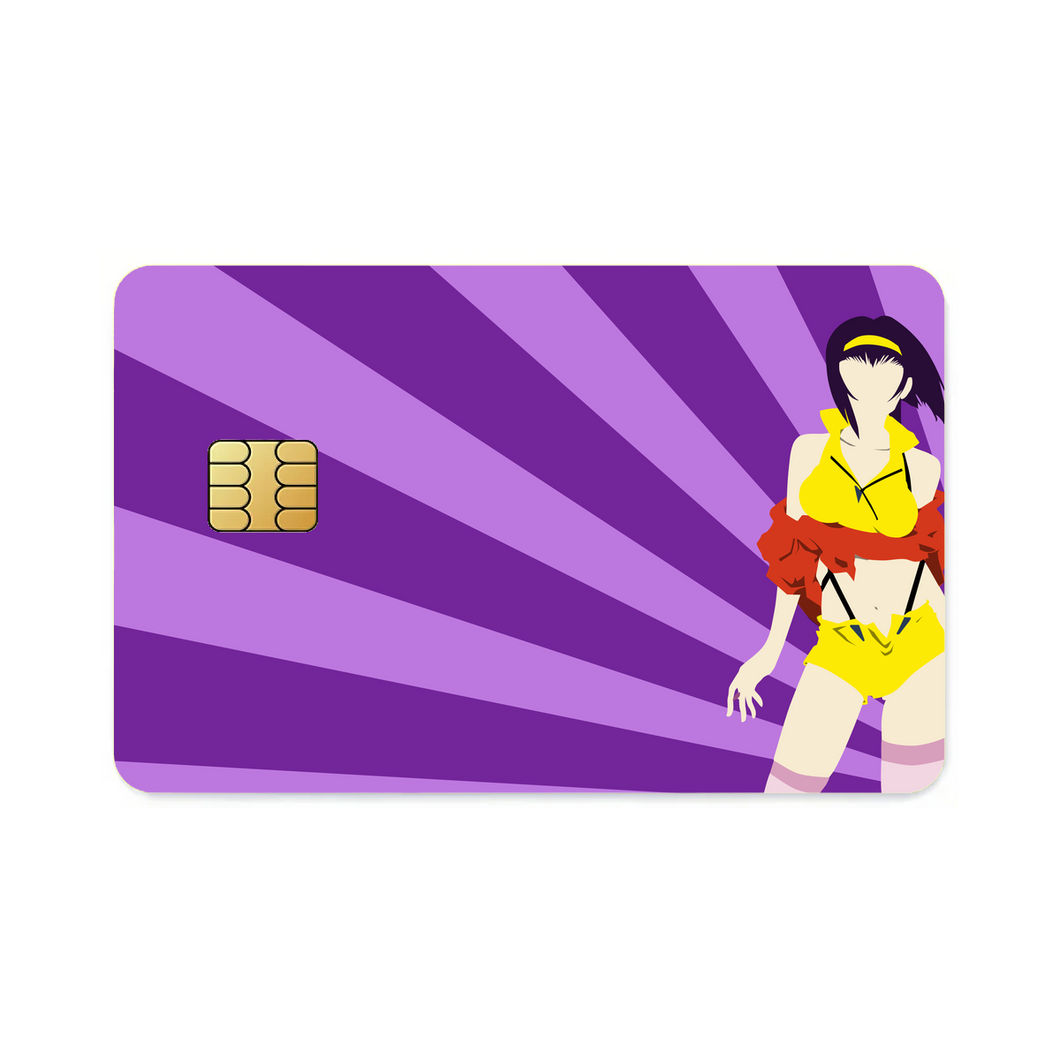 Cowboy Bebop Faye Valentine  Credit Card Skins (4-in-1 Pack)