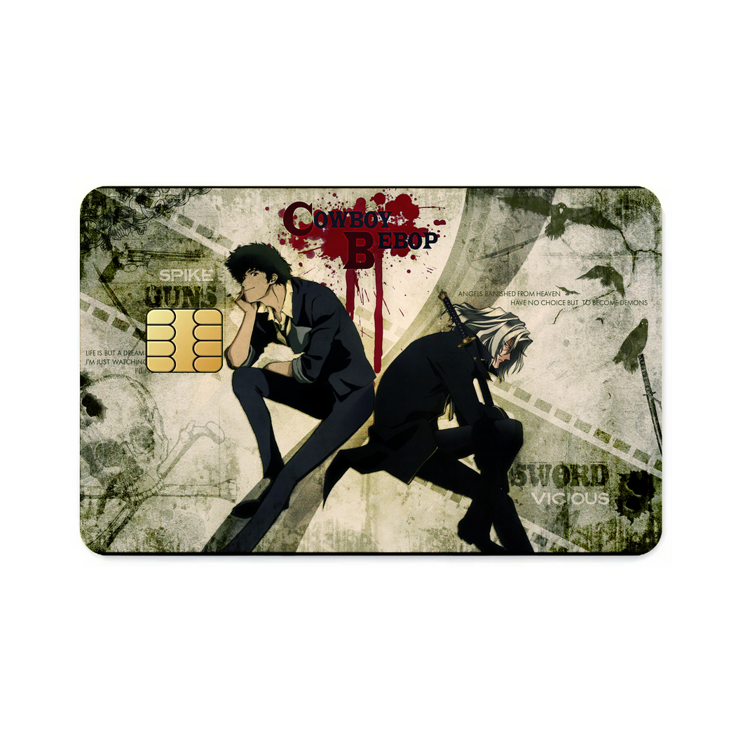 Cowboy Bebop Spike Spiegel  Credit Card Skins (4-in-1 Pack)