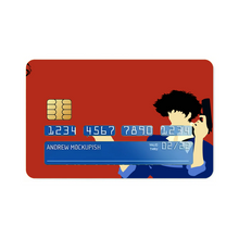 Load image into Gallery viewer, Cowboy Bebop Spike Spiegel  Credit Card Skins (4-in-1 Pack)
