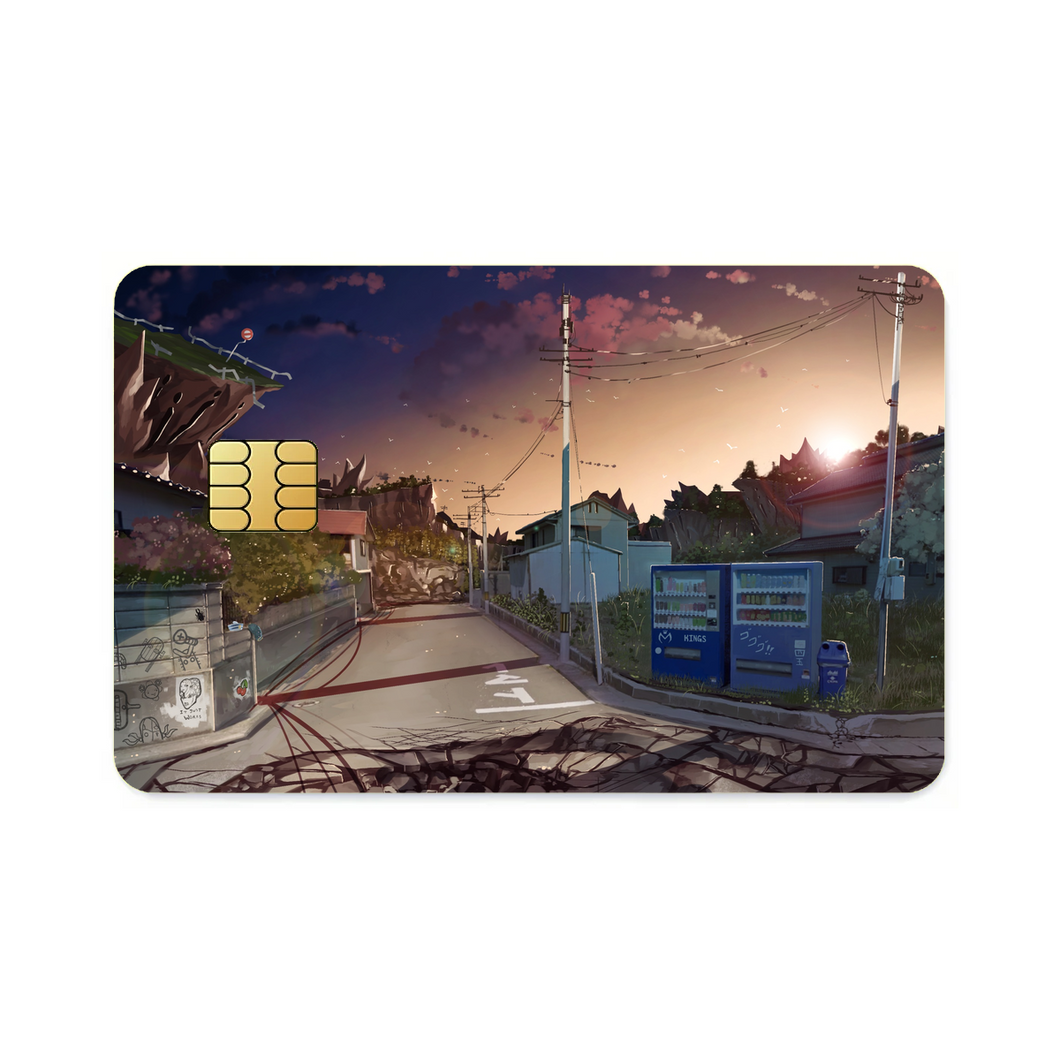 Crazy Noisy Bizarre Town  Credit Card Skins (4-in-1 Pack)
