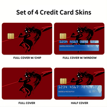 Load image into Gallery viewer, Cute devil  Credit Card Skins (4-in-1 Pack)
