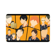 Daichi Sawamura Kei Tsukishima Shōyō Hinata Tadashi Yamaguchi and Yū Nishinoya  Credit Card Skins (4-in-1 Pack)