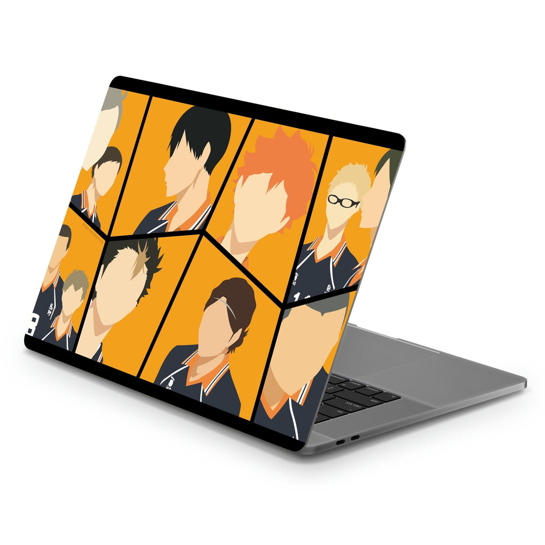 Daichi Sawamura Kei Tsukishima Shōyō Hinata Tadashi Yamaguchi and Yū Nishinoya  Macbook Skin