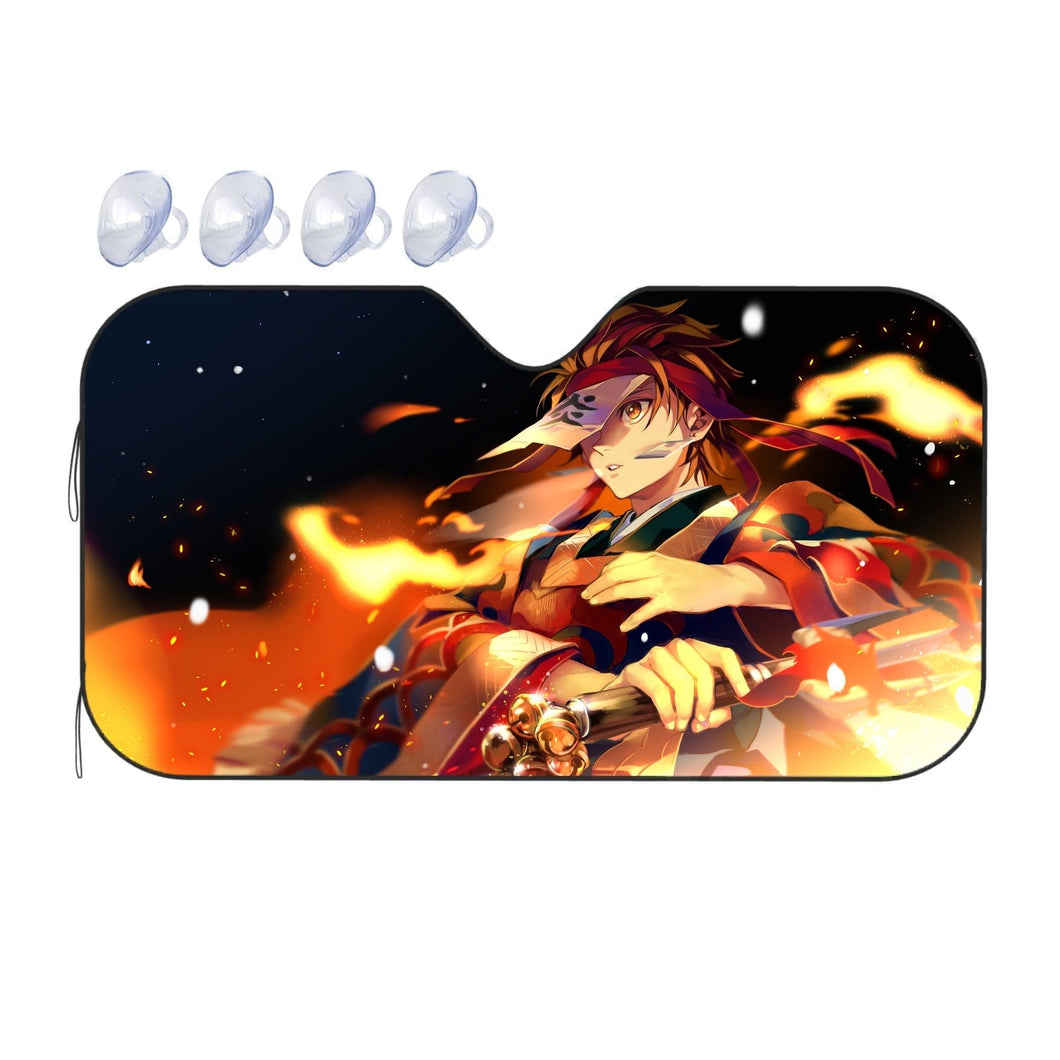 Dance of the Fire God (Hinokami Kagura)  Car Sunshade