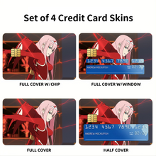 Load image into Gallery viewer, Darling in the FranXX  Credit Card Skins (4-in-1 Pack)
