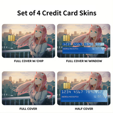 Load image into Gallery viewer, Darling in the FranXX  Credit Card Skins (4-in-1 Pack)
